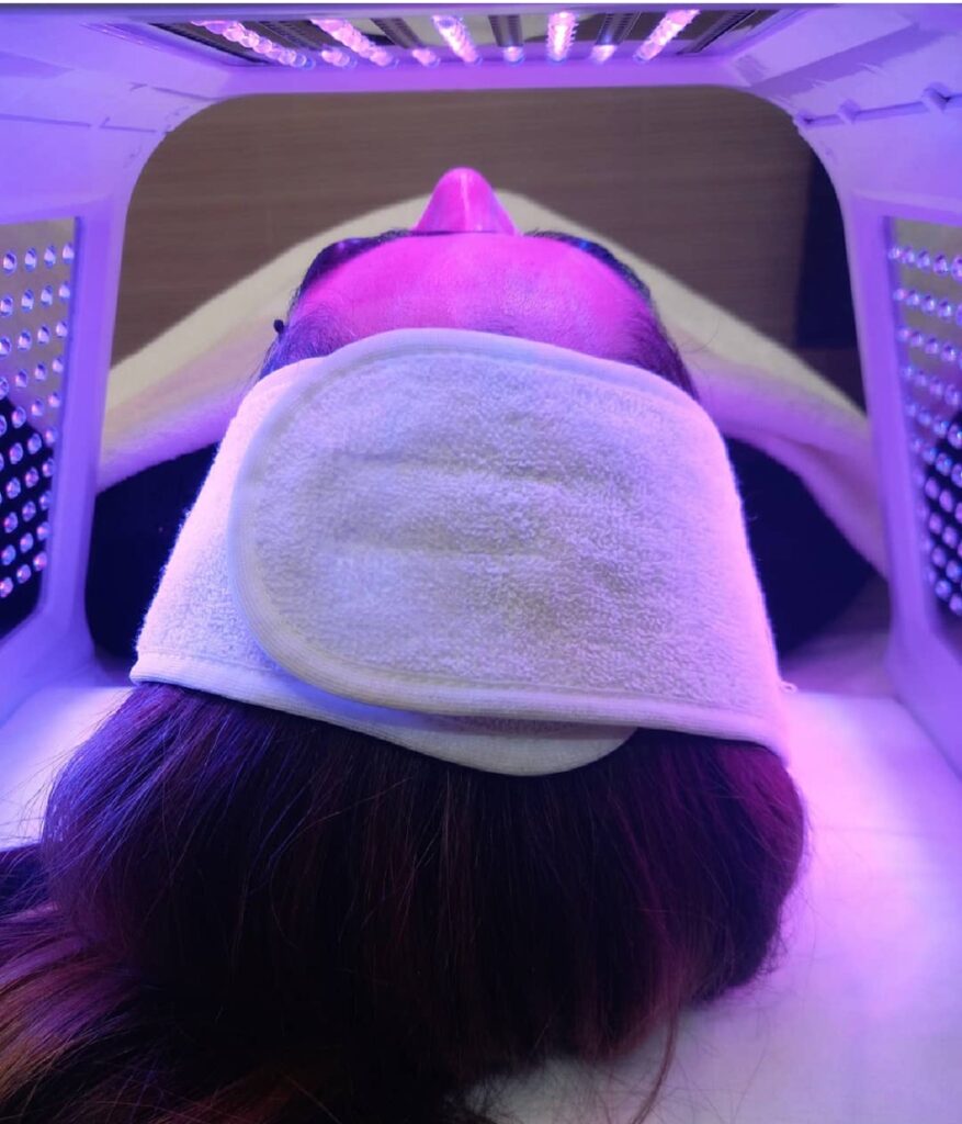 LED light therapy treatment in Fargo at Catalyst Clinical Spa